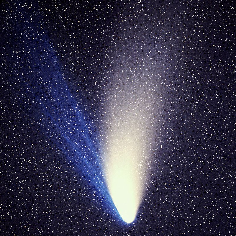 Cometa Hale-Bopp registrado em 1997 por E. Kolmhofer e H. Raab em Linz, Austria