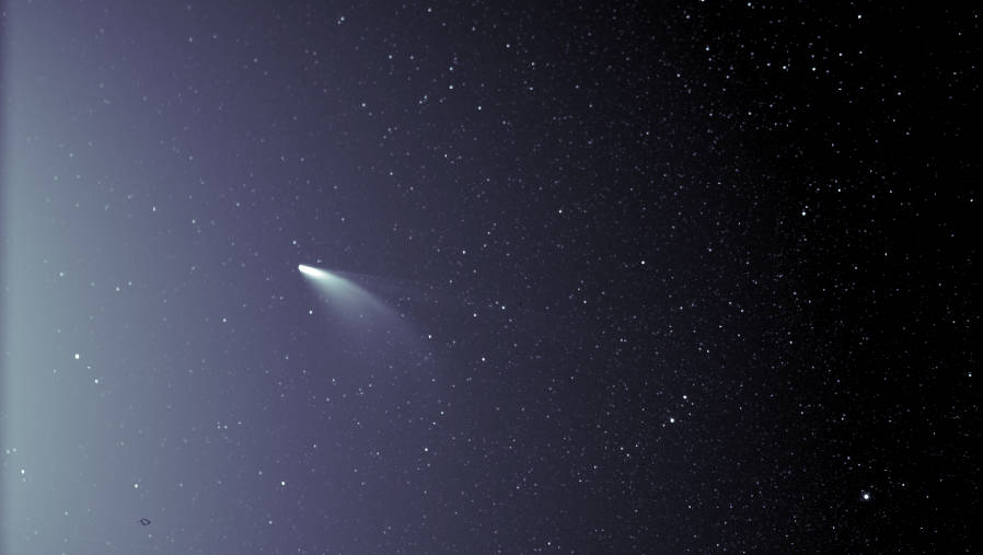Cometa C/2020 F3 (Neowise) registrado pela Parker Solar Probe - Créditos: NASA
