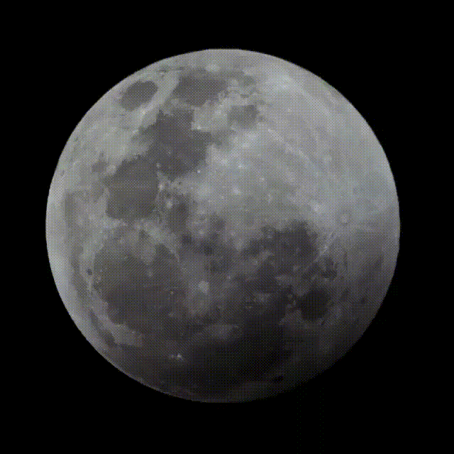 Timelapse do Eclipse Lunar de 21 de janeiro de 2019 registrado em Picuí, PB - Créditos: Anderson Dantas